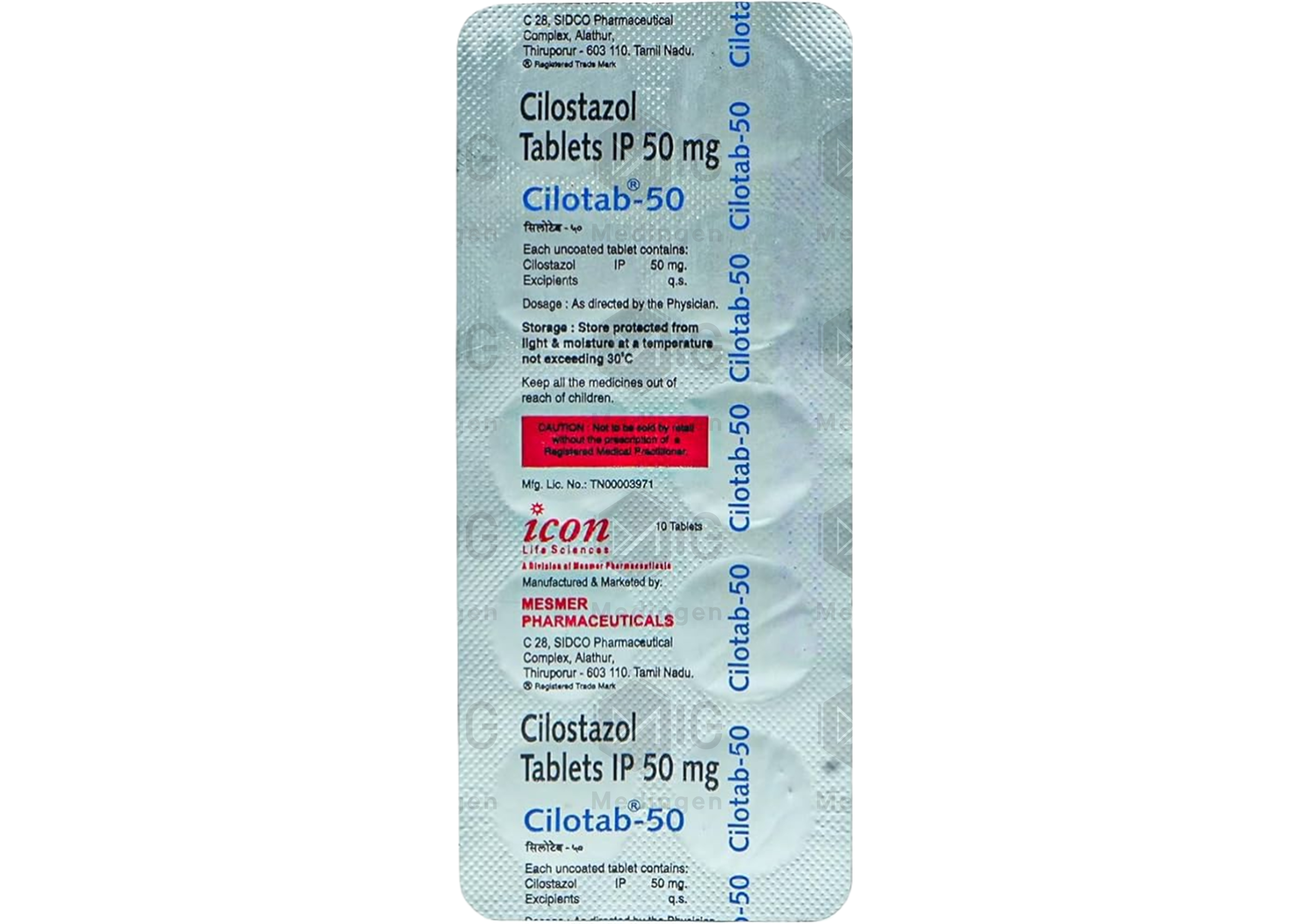 CILOTAB 50MG